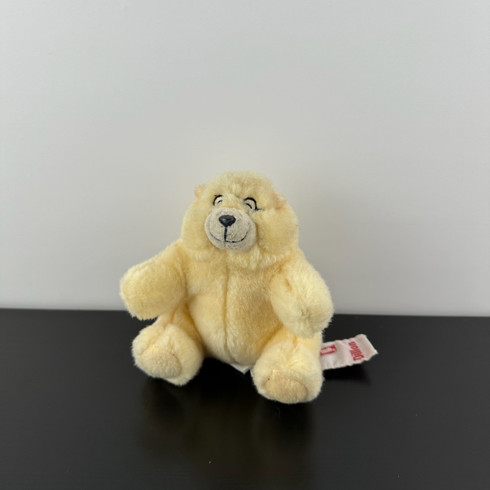 Russ Charmin Dillon Yellow Teddy Bear 4.5" Plush Stuffed Animal